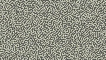 Brown Turing reaction background. Abstract diffusion pattern with chaotic shapes. Vector illustration.