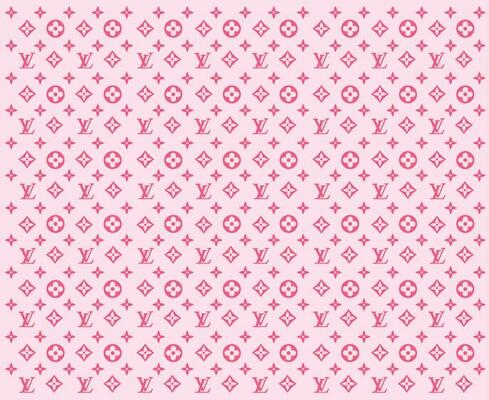 Louis Vuitton Brand Logo Pink Symbol Design Clothes Fashion Vector  Illustration With Black Background 23871227 Vector Art at Vecteezy