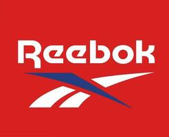 reebok logo marca ropa símbolo diseño icono resumen ilustración vector con rojo antecedentes