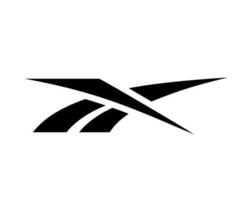 Reebok Logo Brand Clothes Black Symbol Design Icon Abstract Vector Illustration