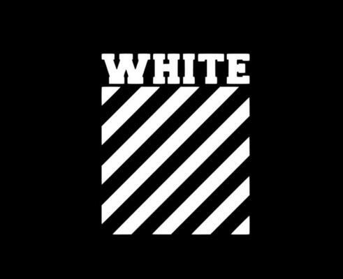 Off-White Logo Brand Symbol Black Design Clothes Icon Abstract