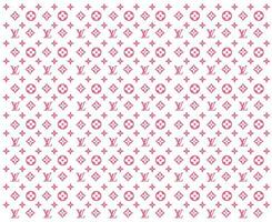 Luis Vuitton logo rosado antecedentes marca símbolo diseño ropa Moda vector ilustración