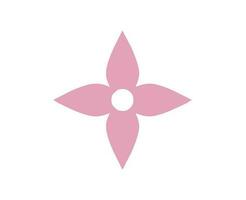 Louis Vuitton Brand Logo Fashion Pink Design Symbol Clothes Vector Illustration