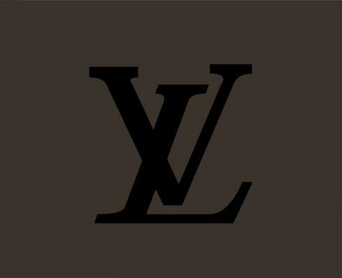 Louis Vuitton Brand Logo Background Black And White Symbol Design Clothes  Fashion Vector Illustration 23871562 Vector Art at Vecteezy