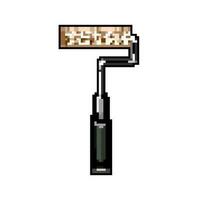 roller paint roller paint game pixel art vector illustration