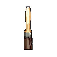 painter brush paint game pixel art vector illustration