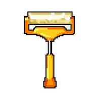 tool roller paint game pixel art vector illustration