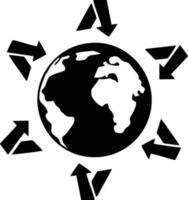 Globe planet earth icon symbol vector image