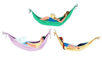 hammock resting vector