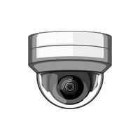 guard ip camera cartoon vector illustration