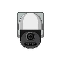 control ip camera cartoon vector illustration