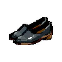 female woman shoes game pixel art vector illustration