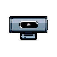 digital web camera game pixel art vector illustration