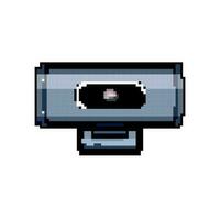 digital web camera game pixel art vector illustration