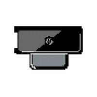 equipment web camera game pixel art vector illustration