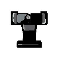 computer web camera game pixel art vector illustration