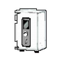 gas water boiler game pixel art vector illustration