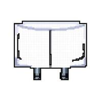 plumbing water boiler game pixel art vector illustration