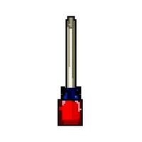 construction screwdriver tool game pixel art vector illustration