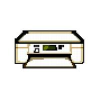 computer photo printer game pixel art vector illustration