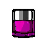 female night cream game pixel art vector illustration