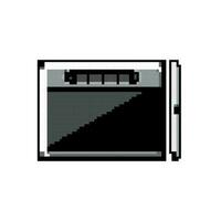 gadget pen display game pixel art vector illustration