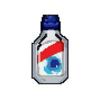 product toilet cleaner game pixel art vector illustration