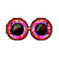 mask party glasses game pixel art vector illustration