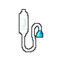 pump nasal aspirator game pixel art vector illustration