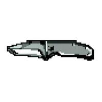 blade military knife game pixel art vector illustration