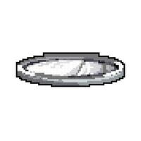 meal marble tray game pixel art vector illustration