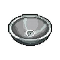 faucet metal sink game pixel art vector illustration