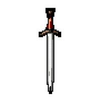 metal medieval weapon game pixel art vector illustration