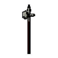 old medieval weapon game pixel art vector illustration