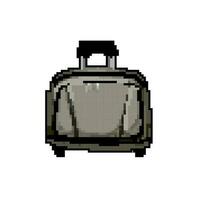 journey luggage bag game pixel art vector illustration