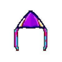 summer kite sky game pixel art vector illustration