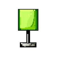 interior lamp table game pixel art vector illustration