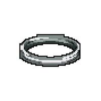 ring jewelry luxury game pixel art vector illustration