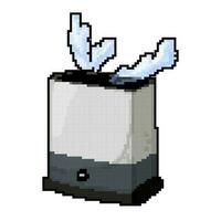 diffuse humidifier air game pixel art vector illustration