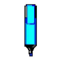 color highlighter game pixel art vector illustration