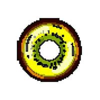 flotador inflable anillo juego píxel Arte vector ilustración