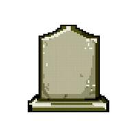 gravestone headstone game pixel art vector illustration