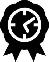 Clock icon symbol design image. Illustration of the alarm watch time isolated vector image. EPS 10