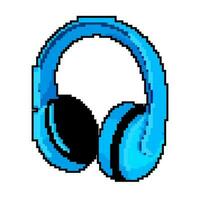 headset headphones color icon vector illustration