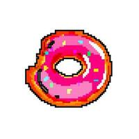 beach inflatable ring game pixel art vector illustration