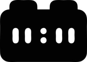 Clock icon symbol design image. Illustration of the alarm watch time isolated vector image. EPS 10