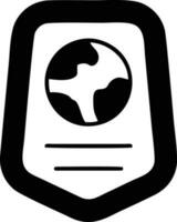 Globe planet earth icon symbol vector image