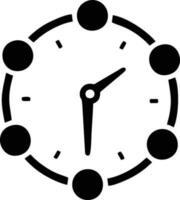 Clock icon symbol design image. Illustration of the alarm watch time isolated vector image. EPS 10