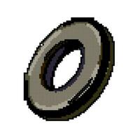 tag grommet ring game pixel art vector illustration