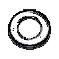 round grommet ring game pixel art vector illustration